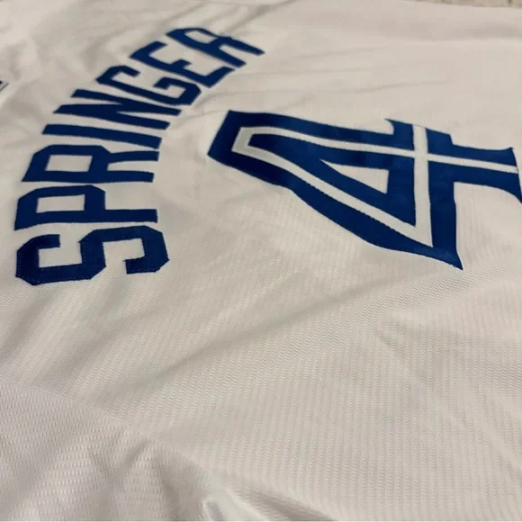 Nike Authentic Toronto Blue Jays George Springer World Series 2025 Jersey Mens L - Picture 6 of 6